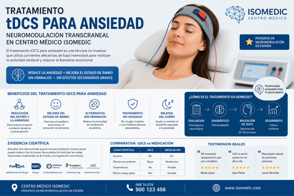 Tratamiento tDCS para ansiedad